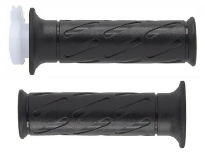 Suzuki AN 250 / 400 / 650  Burgman Coppia Manopole OEM con Tubo Tiracavo + - Immagine 1 di 3