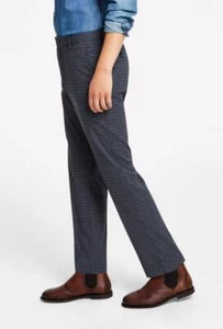 Tommy Hilfiger Men's Gray / Blue Modern Fit TH Flex Stretch Pants Size 36W x 34L - Picture 1 of 1