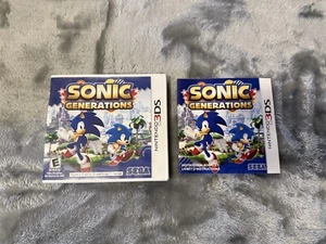 NINTENDO 3DS SONIC GENERATIONS CASE MANUAL NO GAME - Picture 1 of 3