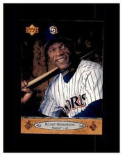 RICKEY HENDERSON YOU U PICK .99 UNLIMITED SHIPPING HIGH GRADE CARDS OAKLAND A'S