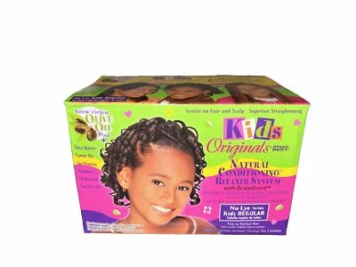Africa's Best Kids Originals No-Lye Conditioning Relaxer System Reg +Scalp Guard - Image 1 of 4