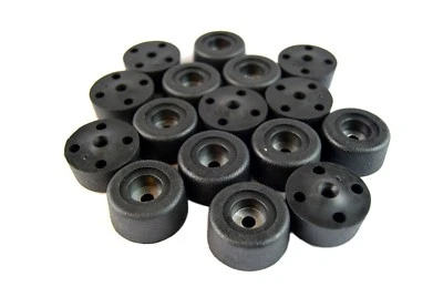 NIPPON AMERICA 16 Round Cabinet Black Rubber Instrument Case Speaker Box Feet 1.5" X .75" HA-15