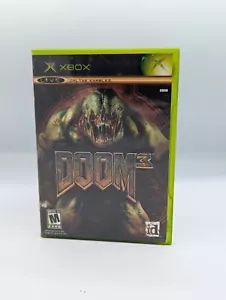 Doom 3 Xbox (Microsoft Xbox, 2005) + Manual CIB Complete - Picture 1 of 3