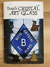 VTG BOYD’s CRYSTAL ART GLASS Reference  BOOKLET/ 