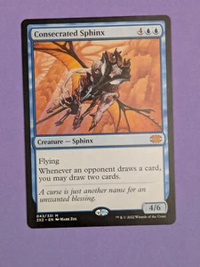 MTG Magic The Gathering: Double Masters 2022: Consecrated Sphinx Mythic #043/331 - Picture 1 of 2