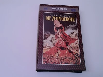 Die zehn Gebote VHS German PAL CIC Video Großbox Cecil B DeMille Charlton Heston - Bild 1 von 4
