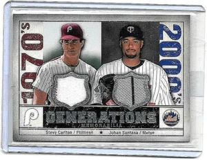CAMISETAS USADAS STEVE CARLTON & JOHAN SANTANA 2008 SP GENERACIONES DOBLE JUEGO - Imagen 1 de 1