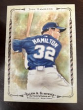 2009 Topps Allen & Ginter #AGHS5 Josh Hamilton Highlight Sketches Texas Rangers