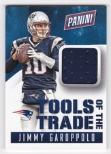 JIMMY GAROPPOLO 2015 Panini Player-Worn Jersey # 9 Tools of the Trade NM - MT