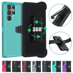 Für Samsung Galaxy S23/S23+/S23 Ultra Robuste Hybrid Robuste Hülle Cover mit Clip - Bild 1 von 54