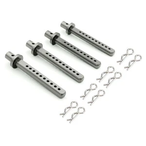 4PC Shell Column Mounts Metal Body Shell Post Holder For RC Car 1/10 Axial SCX10 - Picture 1 of 14