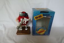 M&M'S-   ***RARE***    M&M RED SAXOPHONE CANDY DISPENSER(CHINA)-    BOXED