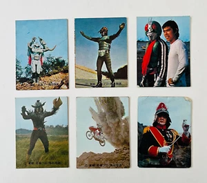 Lot of 6 ~ Old Kamen Rider Card Calbee 187 201 324 347 365 369 - Picture 1 of 1