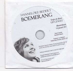Hannelore Bedert-Boemerang Promo cd single