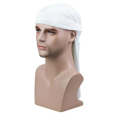 Unisex Women Men Velvet Durag Hat Cap Premium Design Doo Rag Wave Bicycle Dance - Image 1 of 4