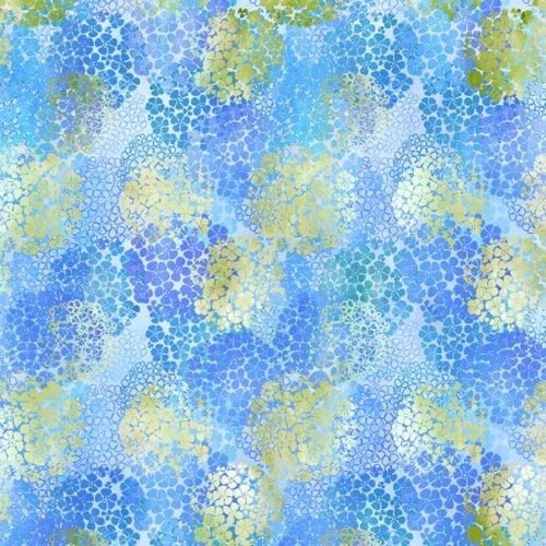Garden Of Dreams II By In The Beginning Fabrics - Blue Blooms  #3JYR2 Foto 1 de 1