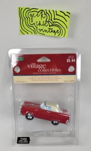 LEMAX Village Collection battery Powered Slot Car RED THUNDERBIRD 14659W - Picture 1 of 5