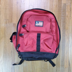 red polo backpack