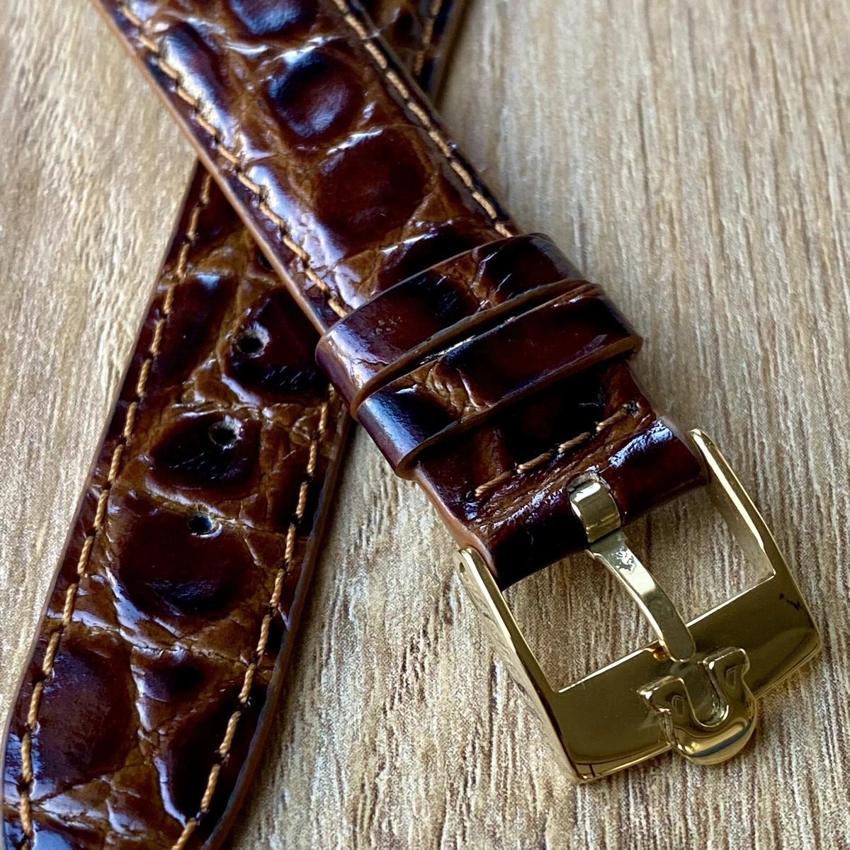 OMEGA Genuine Leather 18mm Wristwatch Bands for sale | eBay