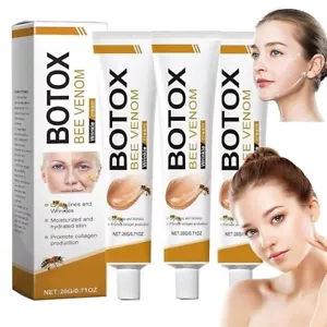 3 Pcs Bee Venom Wrinkle Cream, Bee Venom Anti-Wrinkle Firming Cream, Bee Venom M - Picture 1 of 16