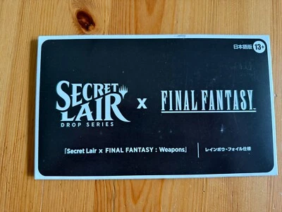 Juego de armas Magic The Gathering Final Fantasy Secret Lair japonés arco iris LÁMINA  Foto 1 de 2
