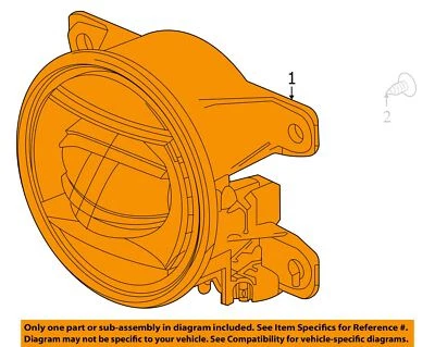Faros antiniebla delanteros HONDA OEM 21-25 Civic 33950T20A01 Foto 1 de 2