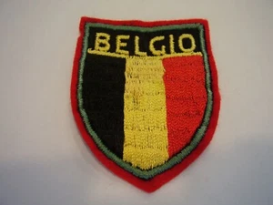 Fabric Olympic Patch Belgio Belgium - Picture 1 of 2