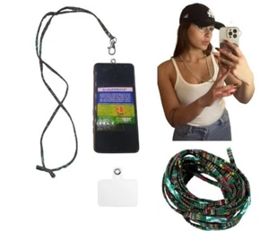 1 Collier Ethnique Corde 5X2MM 1m Ou Attache Plastique Transparent Port Portable - Photo 1 sur 7