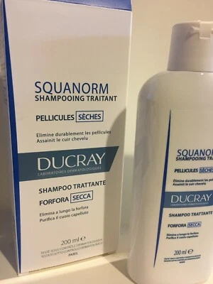 Ducray Squanorm Anti Dandruff Shampoo Cleanses The Scalp For Dry Dandruff 200ml - Image 1 of 2