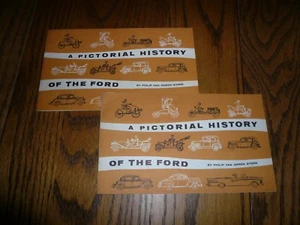 Ford 1957 - A Pictorial History of the Ford by Philip Van Doren Stern - Two Book - Bild 1 von 7