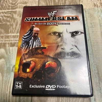 WWF Summer Slam 1999 DVD WWE Pro Wrestling The Rock Triple H Used 33e - Photo 1/4