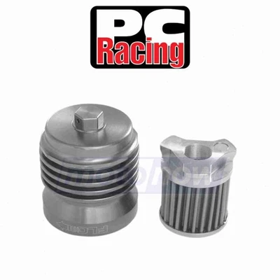 PC Racing FLO Spin On Stainless Steel Oil Filter for 2019-2020 Yamaha qc Foto 1 de 4
