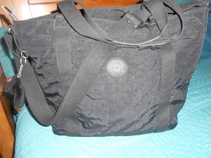 Kipling Weekender/travel bag wash BLACK color VGC - Picture 1 of 9