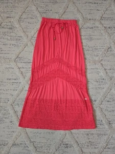 Damen Maxirock Ripcurl bestickt - Größe S - pink/orange - elastisch zum Binden... - Bild 1 von 13