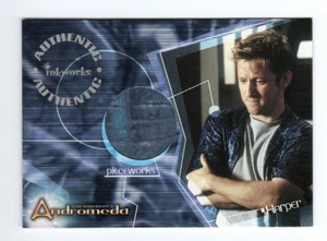 Andromeda Season 1 Pieceworks Costume Card PW7 Gordon Michael Woolvett as Harper - Picture 1 of 4