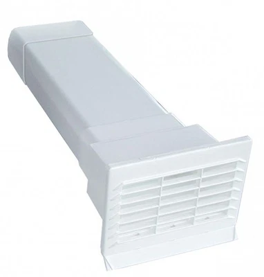 Mauerkasten Dunstabzug Flachkanal 150x70mm Abluft Küche Rückstauklappe *527274 - Bild 1 von 3