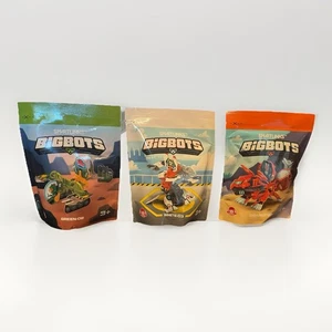 Wendy’s Kids Meal Toys 2021 SMARTLINKS BigBots 02-03-05 verde/bianco/arancione NUOVO - Foto 1 di 3