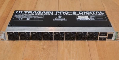 Behringer Ultragain Pro-8 Digital ADA8000 ADAT 8-Channel Mic Preamp - Image 1 of 4