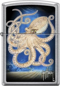 Encendedor Zippo Guy Harvey Octopus producto de licencia mechero de tormenta - Imagen 1 de 5
