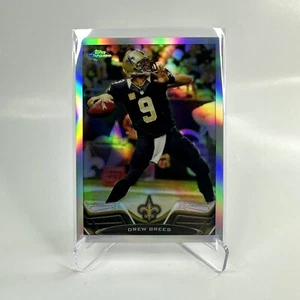 2013 Topps Chrome Drew Brees Refractor New Orleans Saints - Picture 1 of 2