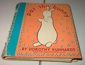 Old Vintage 1968 Spiral Pat the Bunny Children's Bookby Dorothy Kunhardt #12000 - Foto 1 di 18