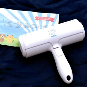 NEW FLUFF EASE REUSABLE MANUAL PET HAIR & LINT REMOVAL ROLLER- NO TAPE - Picture 1 of 3