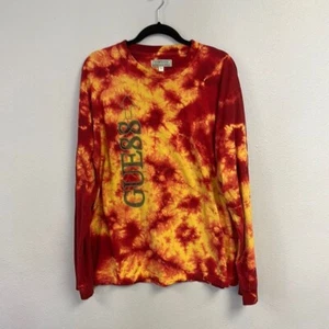Camiseta informal Guess x 88rising para hombre tie dye manga larga talla L - Imagen 1 de 9