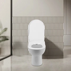Round Toilet Bidet Rear&Feminine Cleaning Non-electric Dual Nozzle Toilet Seat - Picture 1 of 19