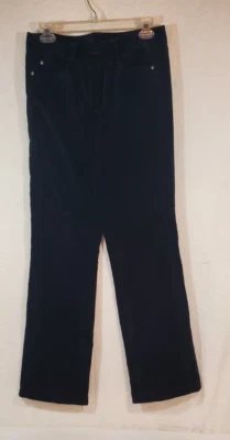 YANSI  FUGEL Pants Womens Sz 8 Black Straight Leg Dress Zip Closure - Image 1 of 4