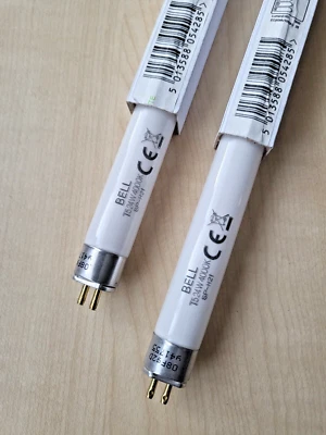 BELL LIGHTING 2 x Bell 24 Watt T5 Cool White 549mm G5 Triphosphor Hi Output Tube 4000K 1800lm