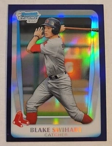 2011 Bowman Chrome Draft Purple Refractor Blake Swihart #BDPP86 RED SOX - Picture 1 of 2