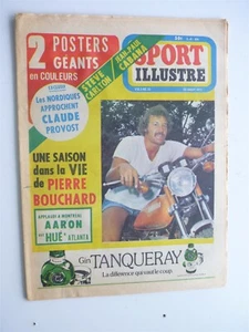 ORIGINAL NEWSPAPER JOURNAL SPORT ILLUSTRE 1973 PIERRE BOUCHARD HANK AARON - Picture 1 of 3