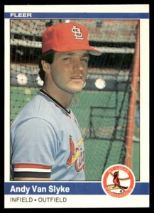 1984 Fleer #339 Andy Van Slyke St. Louis Cardinals MINT or Better - Picture 1 of 2