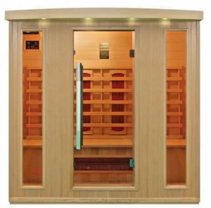 Luxus LED Infrarotsauna 175x120x190cn Infrarotkabine-Wärmekabine Sauna 4 Pers. - Bild 1 von 4